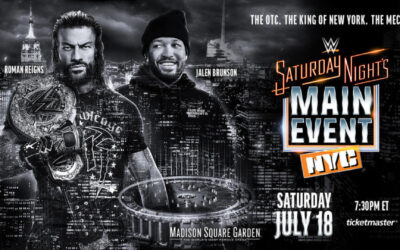 WWE Saturday Night’s Main Event in New York City Quick Results (07/18/2026)