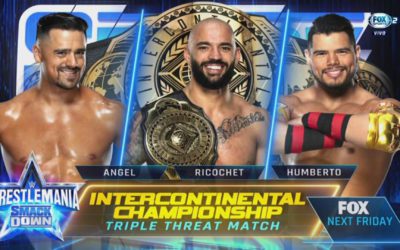 Ricochet defenderá el Campeonato Intercontinental de la WWE ante Angel y Humberto