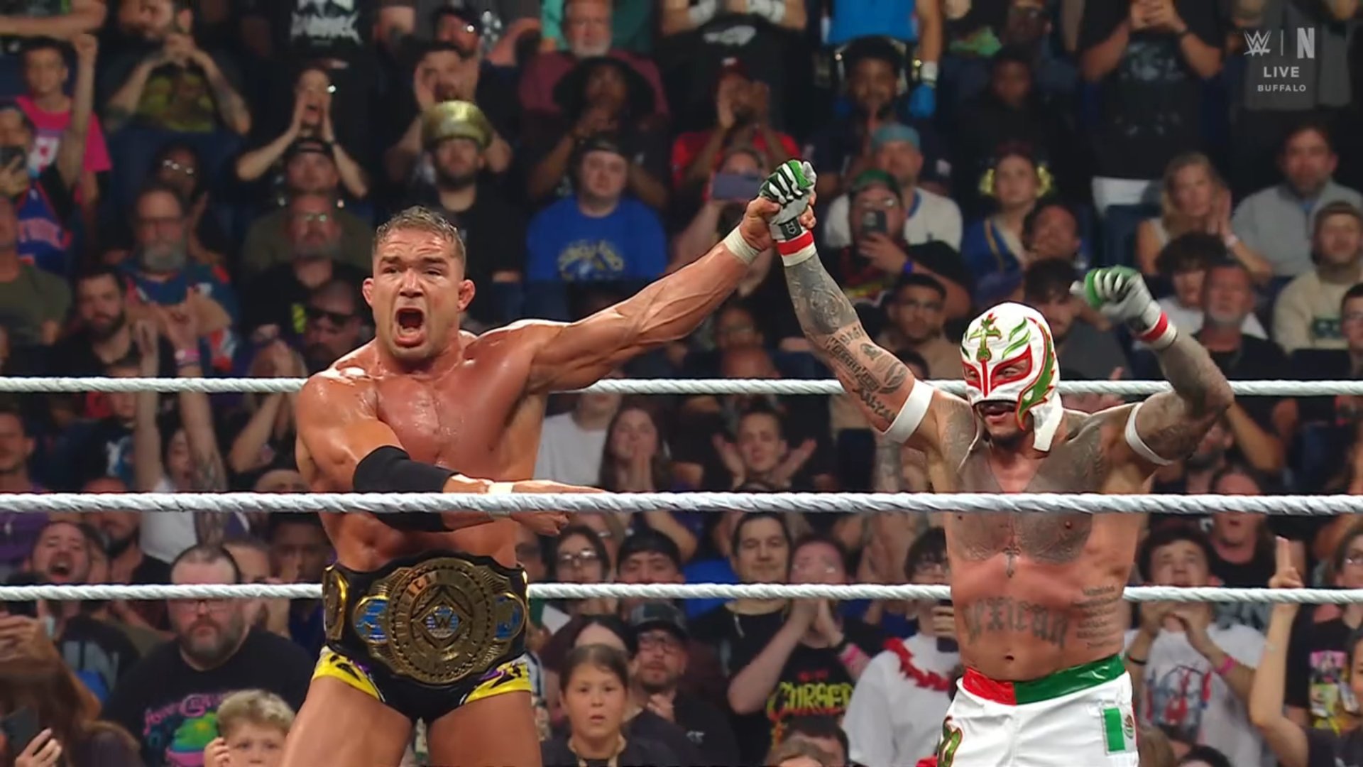 WWE RAW Chad Gable vs. Rey Mysterio