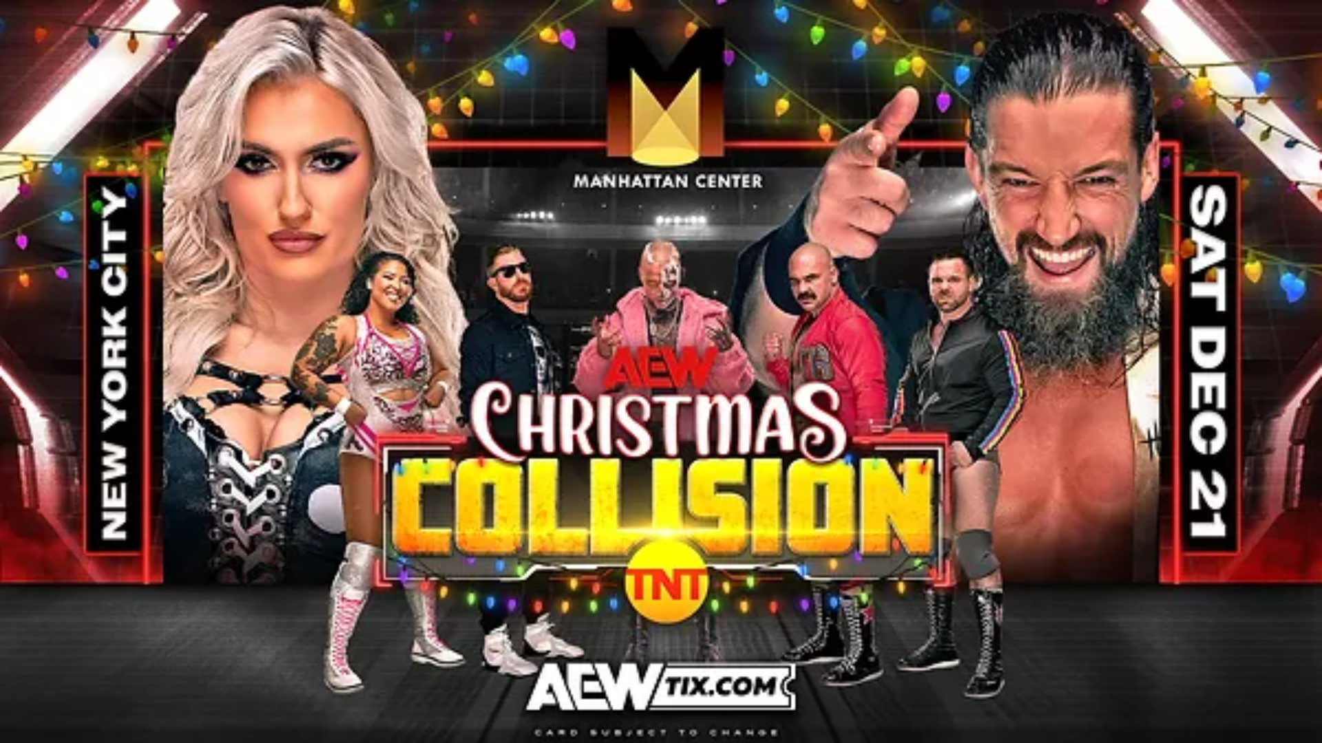 AEW Collision: Christmas Collision In New York City Quick Results (12 ...