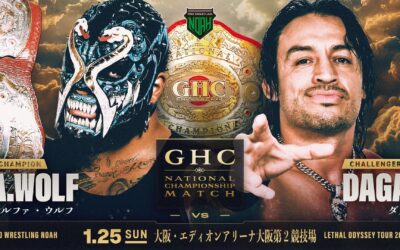 Orgullo mexicano en Japón: Alpha Wolf y Daga chocarán por el Campeonato Nacional GHC