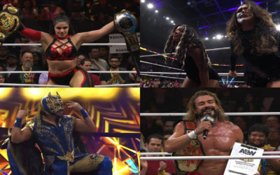 AEW Collision Latino Review: Andrade and Persephone Retain their Titles, Thunder Rosa Returns, Komander and Bandido in Action, and More