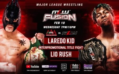 Laredo Kid will face Lio Rush in an Interpromotional Title Match