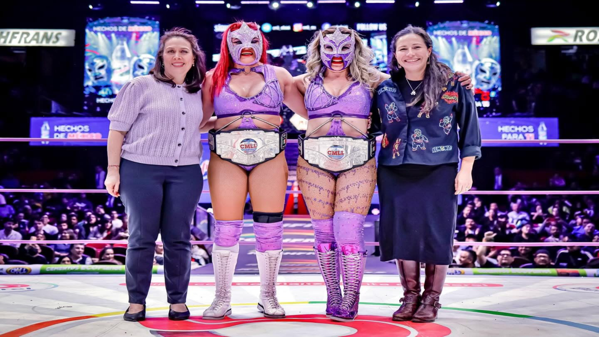 Las Chicas Indomables as CMLL World Women’s Tag Team Champions