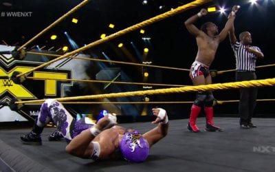 Isaiah “Swerve” Scott defeats Hijo del Fantasma at the Interim NXT Cruiserweight Championship tournament