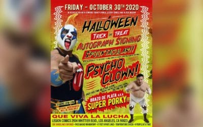 A Halloween Trick or Treat Autograph Signing Spooktacular with Psycho Clown & Brazo de Plata in L.A.