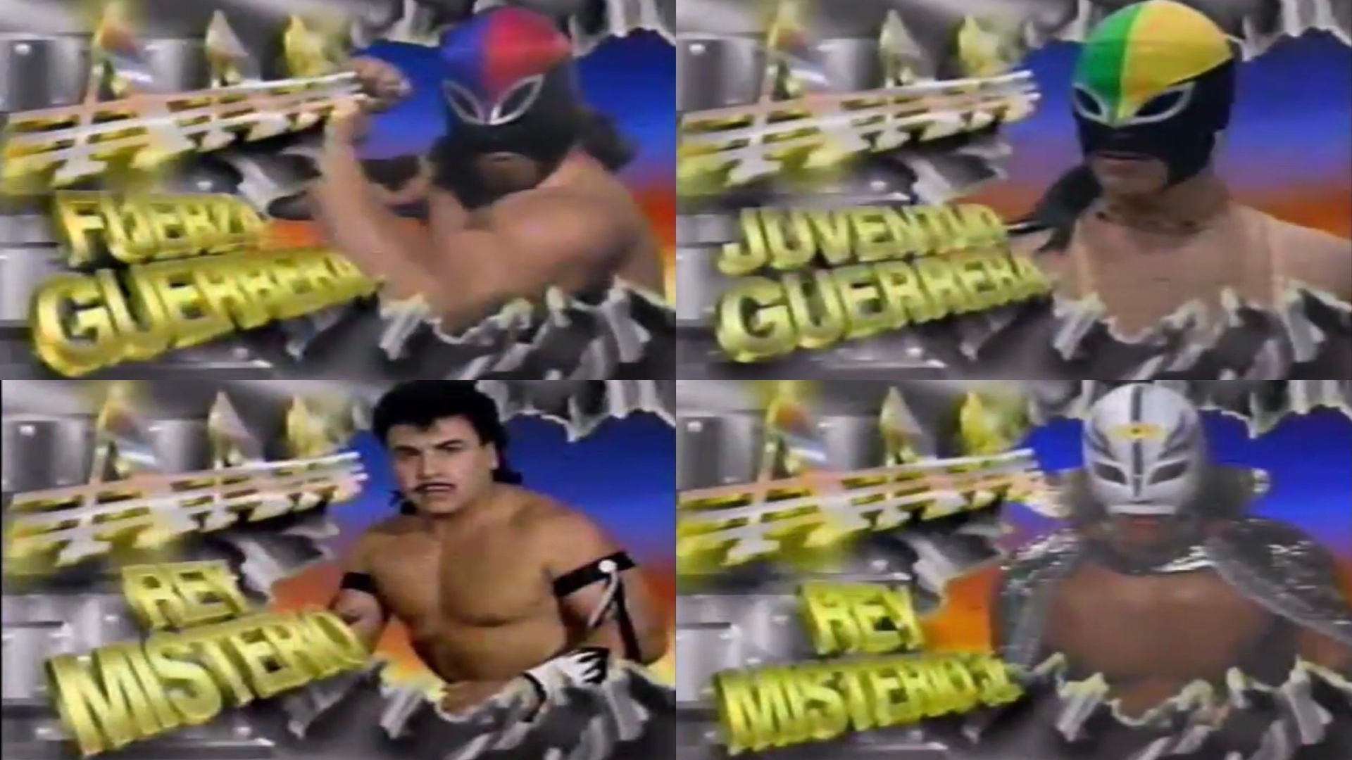 Match Of The Day Fuerza Guerrera And Juventud Guerrera Vs Rey Misterio And Rey Mysterio 1995 7875