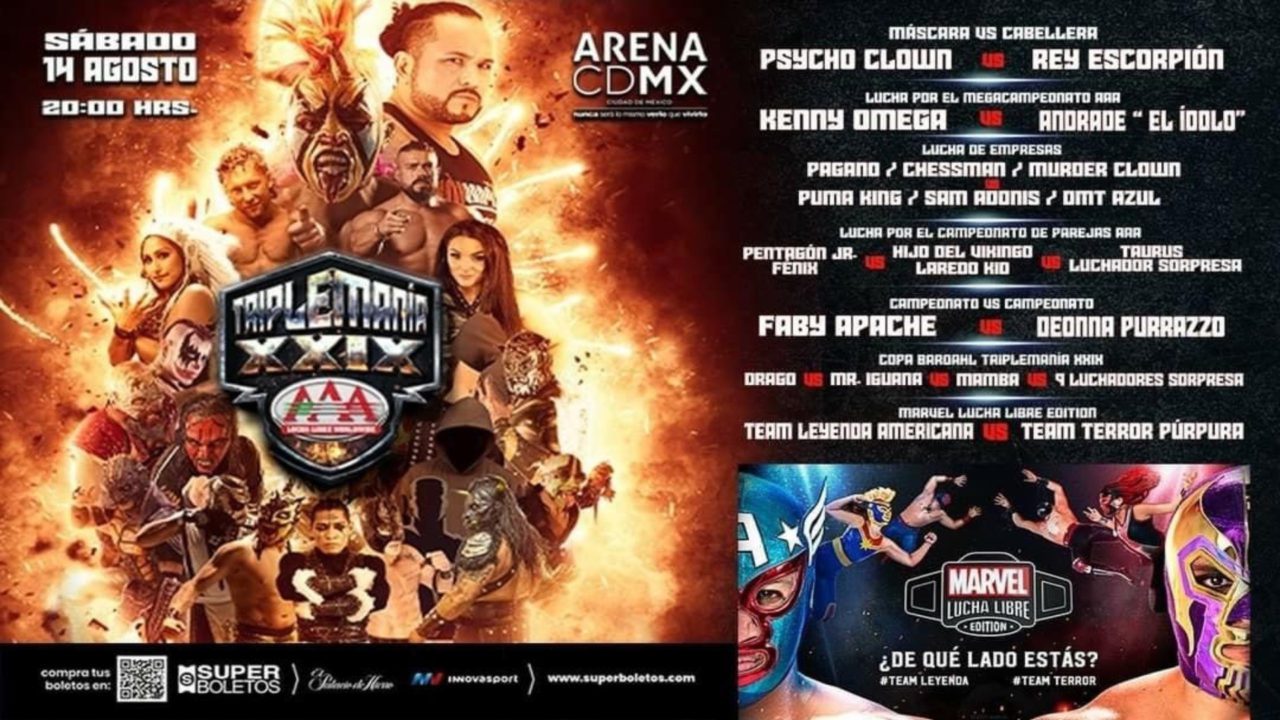 Lucha Libre Aaa Triplemania Xxix How To Watch Star Times And Card — Lucha Central 5417