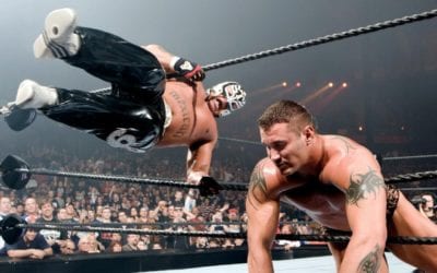 Match of the Day: Rey Mysterio Vs. Kurt Angle Vs. Randy Orton (2006)