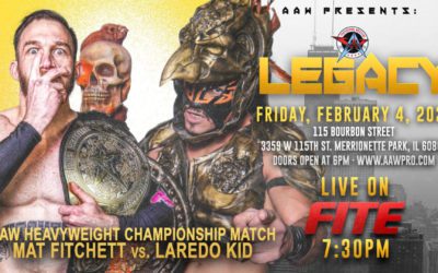 Legends of Lucha Libre’s Laredo Kid will face Mat Fitchett for the AAW Heavyweight Championship