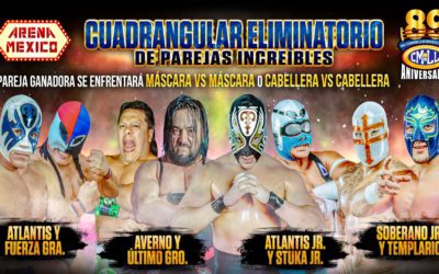 Elimination Four-Way Pajeras Increibles Match for the CMLL 89th Anniversary Show