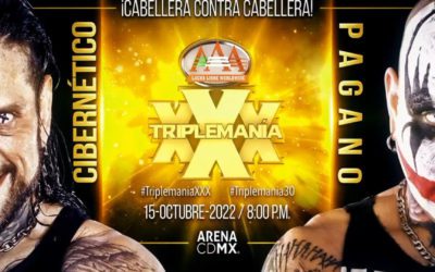 Pagano y Cibernético se jugarán las cabelleras en Triplemanía XXX: Ciudad de México
