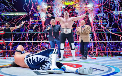 Claudio Castagnoli retiene en la Arena México