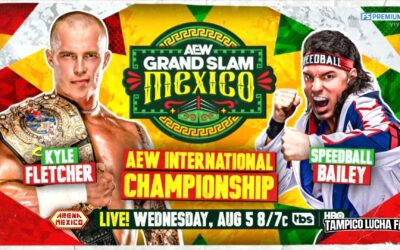 ¡Duelo de alto impacto! Kyle Fletcher defensará el Campeonato Internacional ante Mike Bailey en AEW Grand Slam México