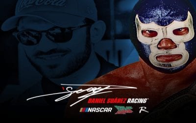 Blue Demon Jr. and Nascar Racer Daniel Suárez Join Forces to Support PWR Training Academy