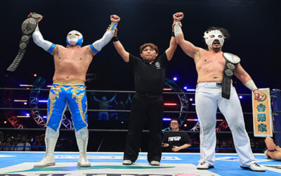 Místico y El Desperado conquistan el Campeonato de Parejas de Peso Completo Jr. de la IWGP