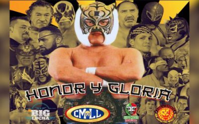 Christian Cymet’s Expo Museo Lucha Libre presents Honor y Gloria card at Arena Coliseo