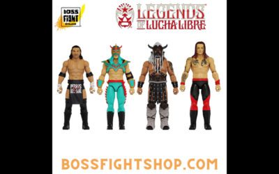 New Officially Licensed Ultimo Dragon, Vampiro, Black Taurus and Hijo del Perro Aguayo Action Figures From Boss Fight Studio and Masked Republic’s Legends of Lucha Libre