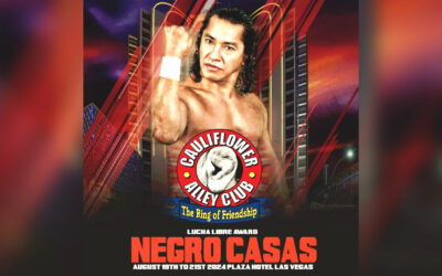 Negro Casas will receive Cauliflower Alley Club 2024 Lucha Libre Award