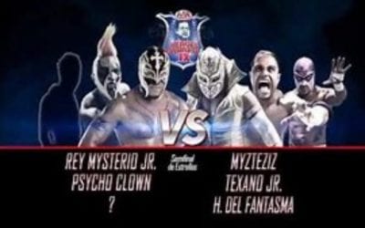 Match of the Day: Rey Mysterio, Psycho Clown & Garza Jr. Vs. Myzteziz, Hijo del Fantasma & Texano Jr. (2015)