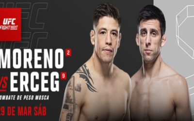 La UFC regresa a la Ciudad de México: Brandon Moreno se enfrentará a Steve Erceg